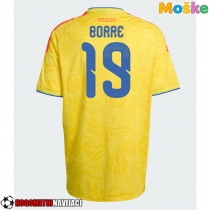 Moške Nogometnih dresov Kolumbija Rafael Santos Borre #19 Domači SP 2026 Kratki rokavi